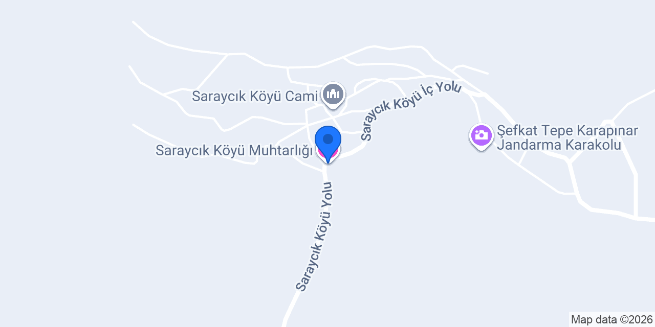 Saraycık Köyü Muhtarlığı konumu