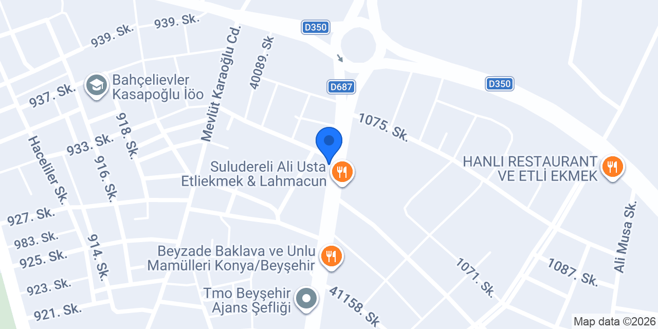Uslu Otomotiv konumu