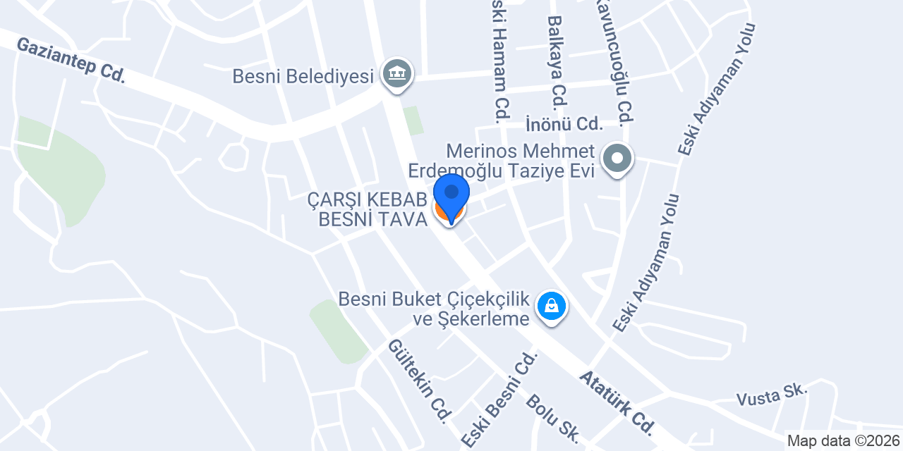 Kısmet Kebap konumu