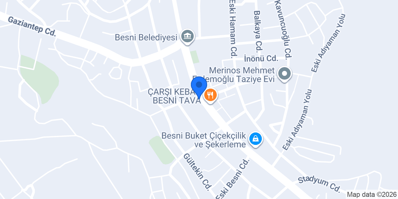 Msdk Meşhur Sur Diyar Bakır Kadayıfları konumu