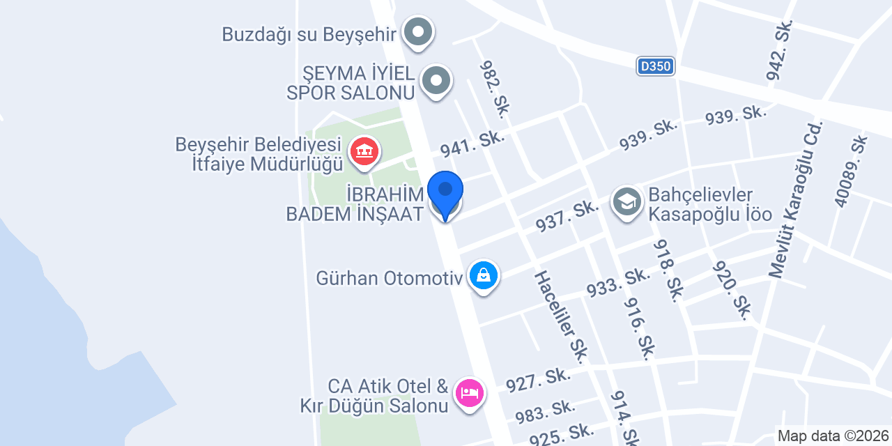 İBRAHİM BADEM İNŞAAT konumu