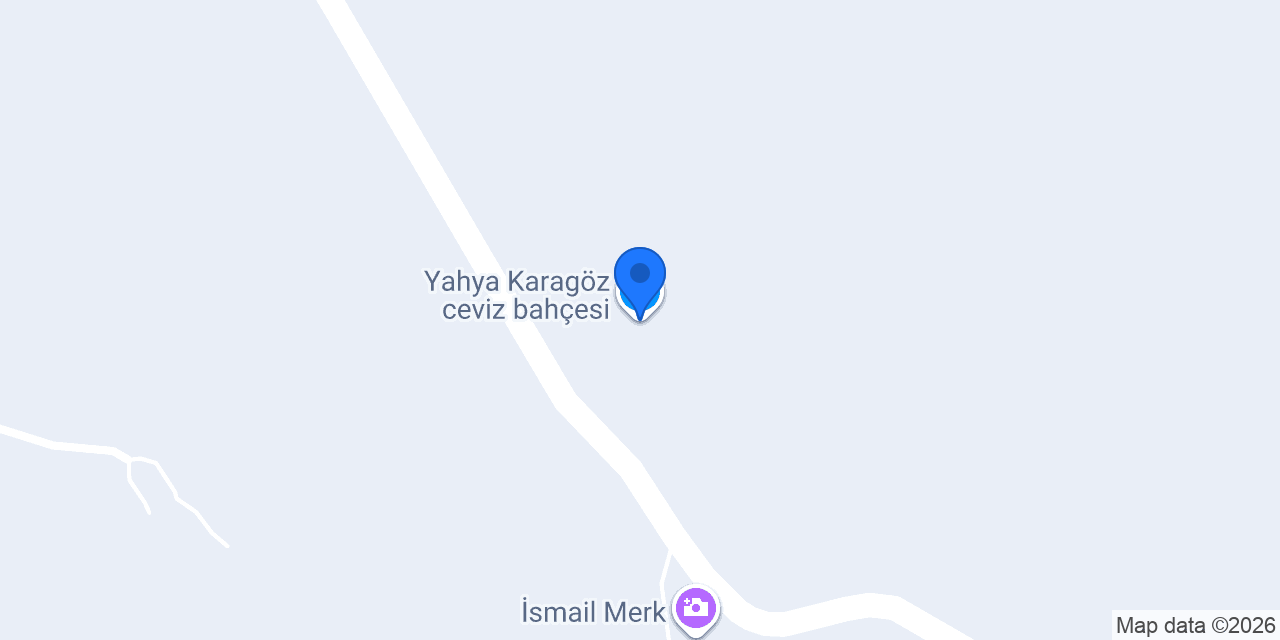 Yahya Karagöz ceviz bahçesi konumu