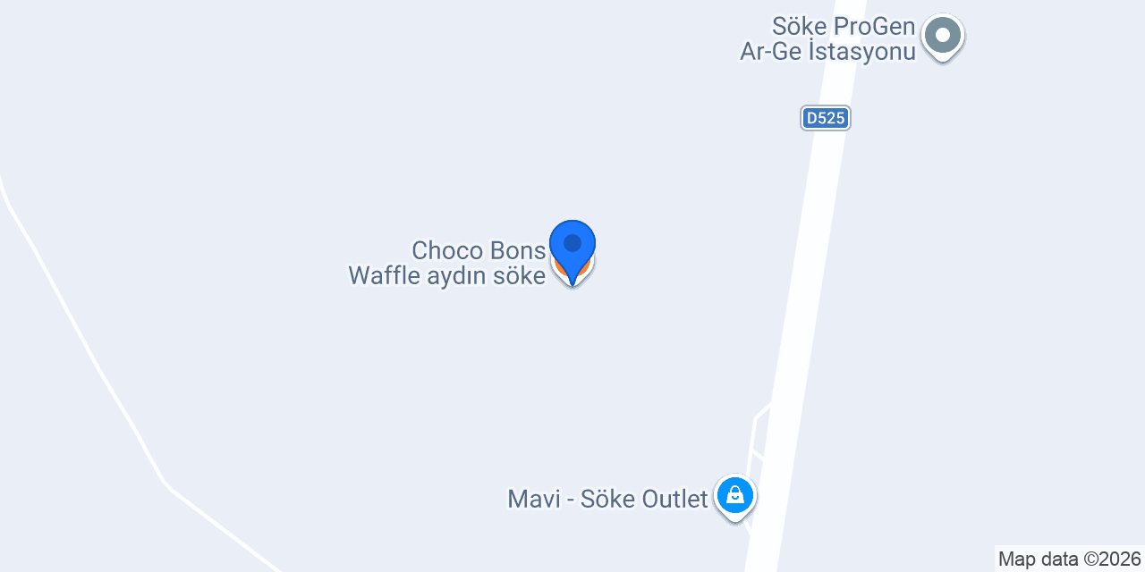 Choco Bons Waffle aydın söke konumu