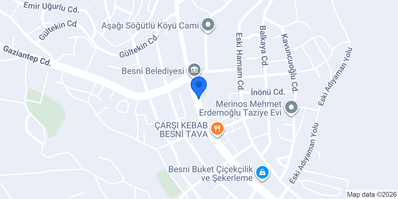 Besni Ekspres Gazetesi konumu