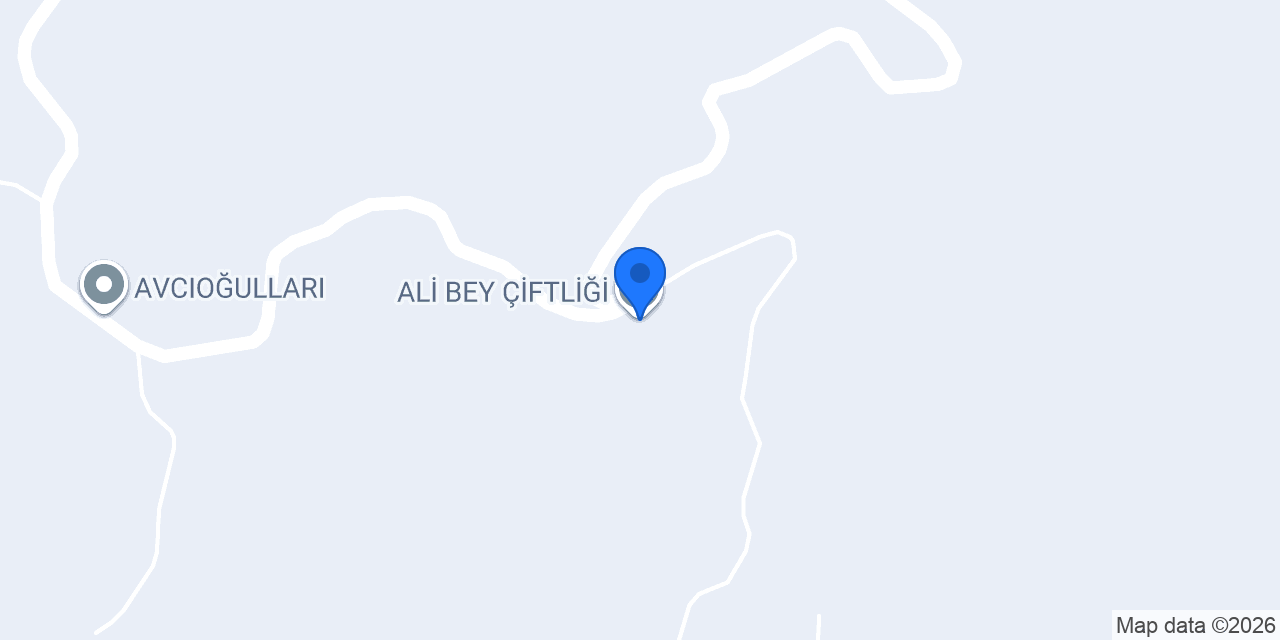 ALİ BEY ÇİFTLİĞİ konumu
