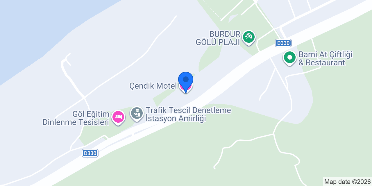 Çendik Motel konumu