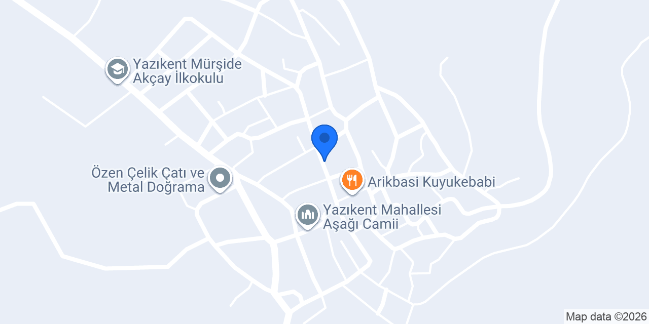 Ptt-yazıkent Şubesi konumu