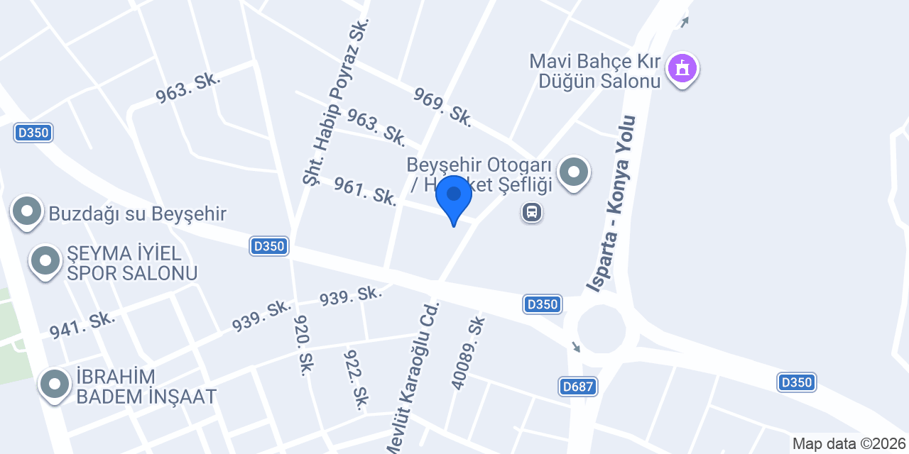 ÖZEL KDM BEYŞEHİR DİYALİZ MERKEZİ konumu