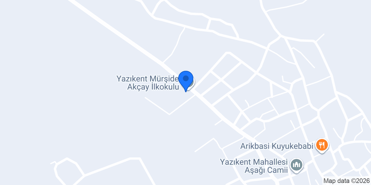 Yazıkent Mürşide Akçay İlkokulu konumu