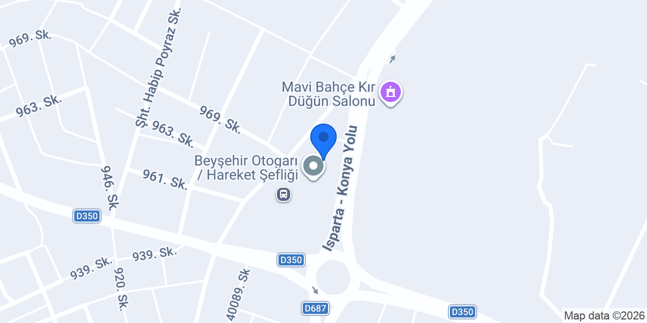 Bayramefendi Osmanlı Kahvecisi Beyşehir konumu