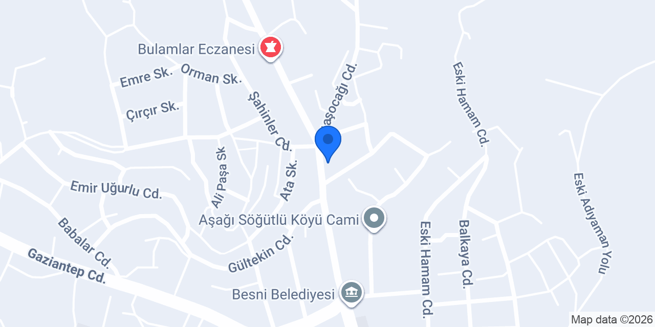 Besni Güncel Gazetesi konumu