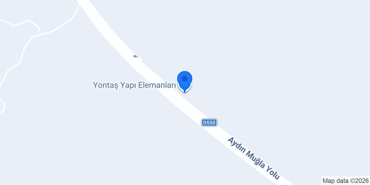 Yontaş Yapı Elemanları konumu