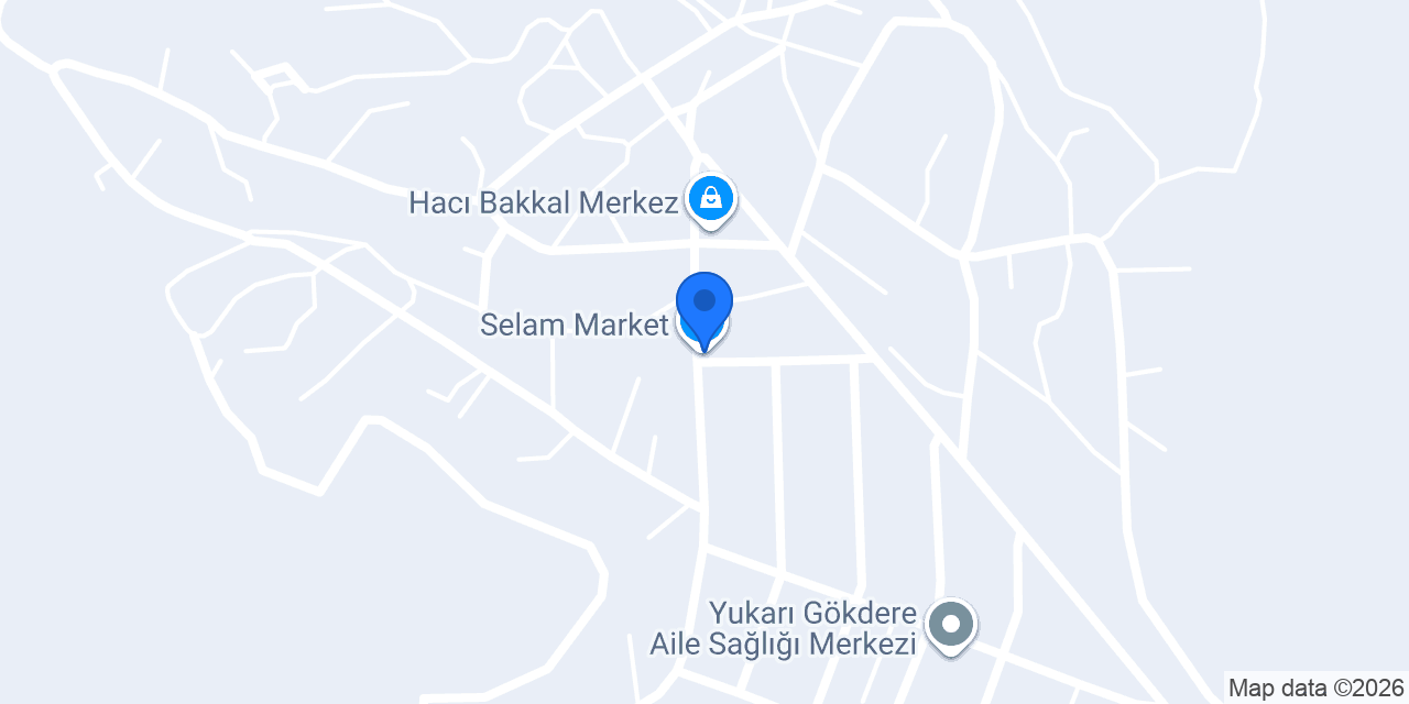 Selam Market konumu