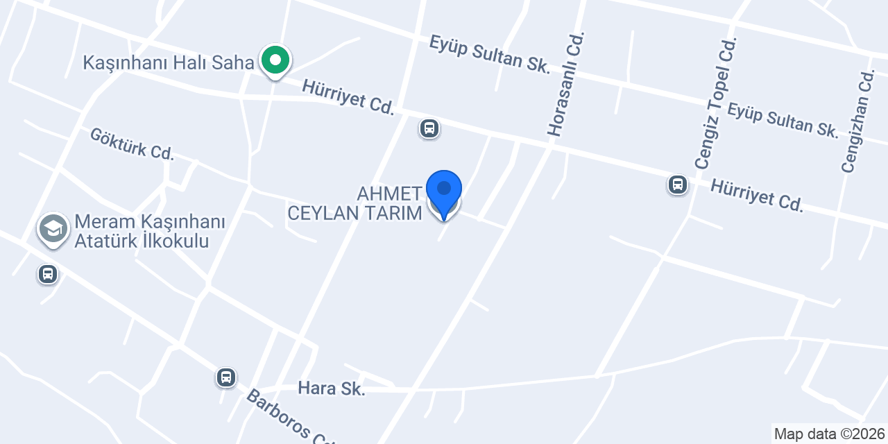 AHMET CEYLAN TARIM konumu