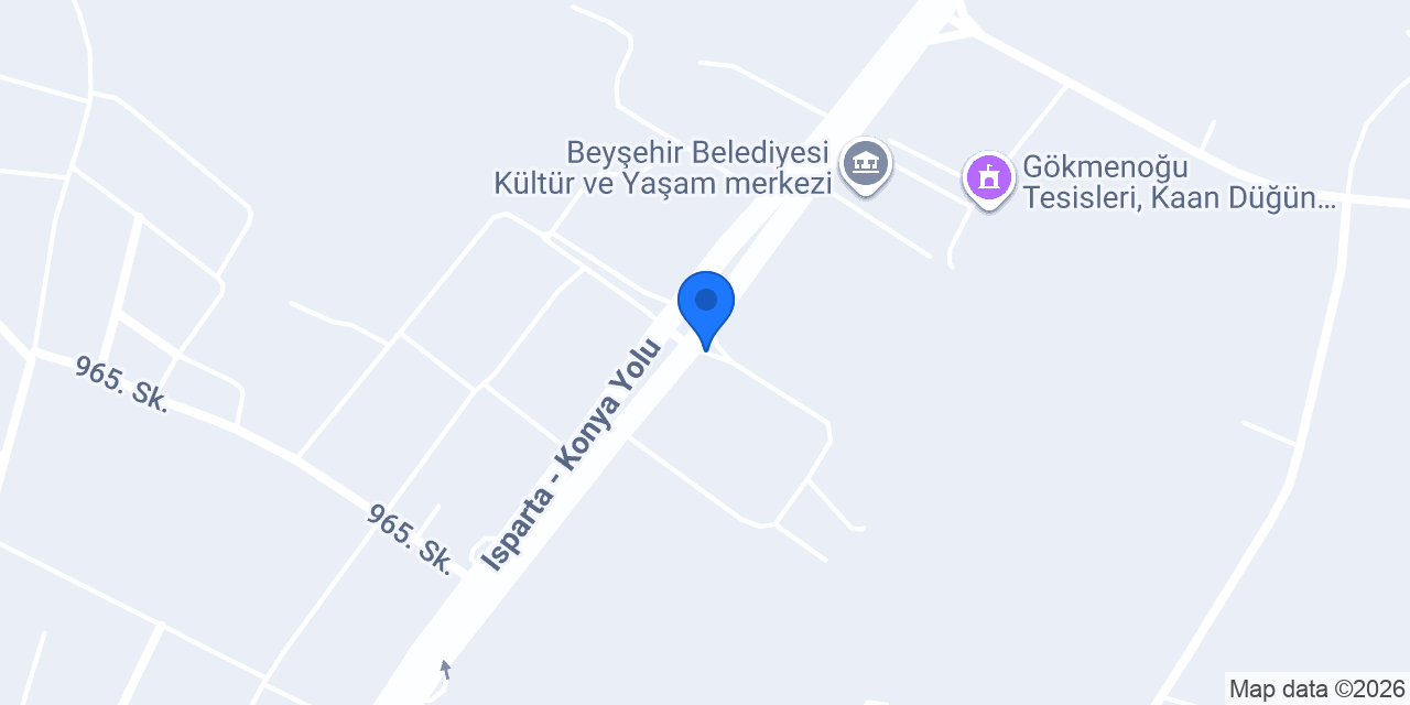 Pilot Garage Beyşehir Oto Ekspertiz konumu