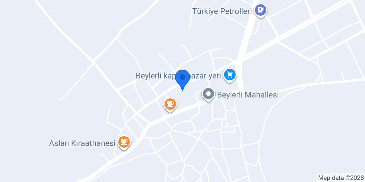 Ptt-beylerli Acentesi konumu