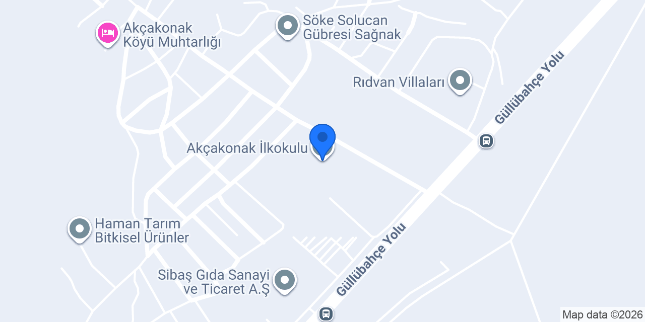 Akçakonak İlkokulu konumu