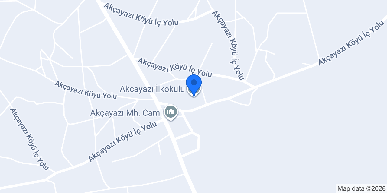 Akcayazı İlkokulu konumu