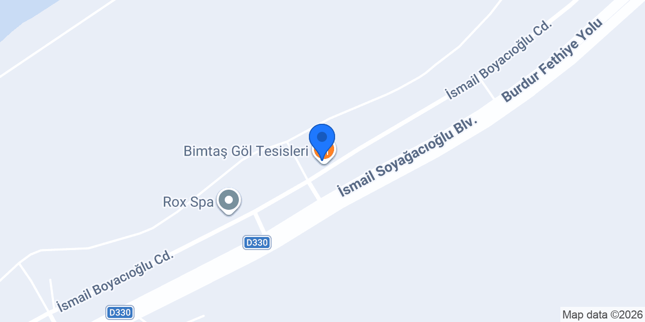 Bimtaş Göl Tesisleri konumu