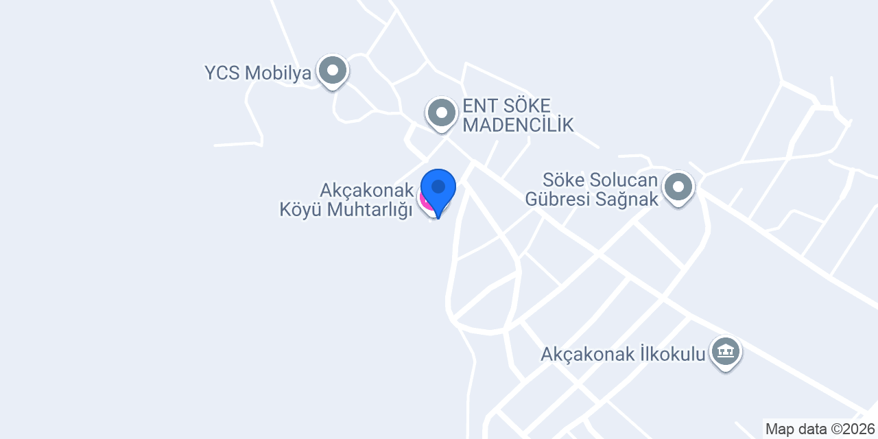 Akçakonak Köyü Muhtarlığı konumu