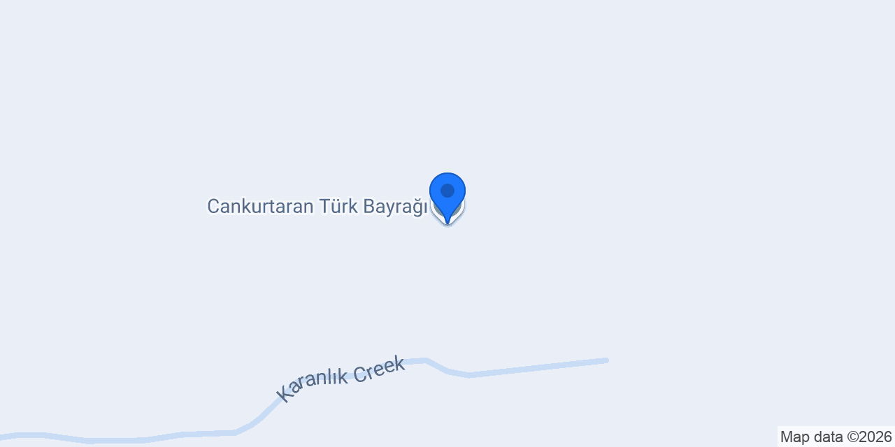 Cankurtaran Türk Bayrağı konumu