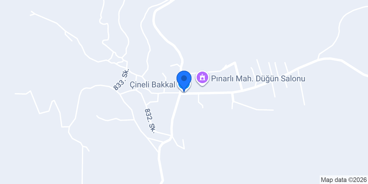 Çineli Bakkal konumu