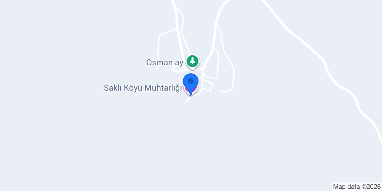 Saklı Köyü Muhtarlığı konumu