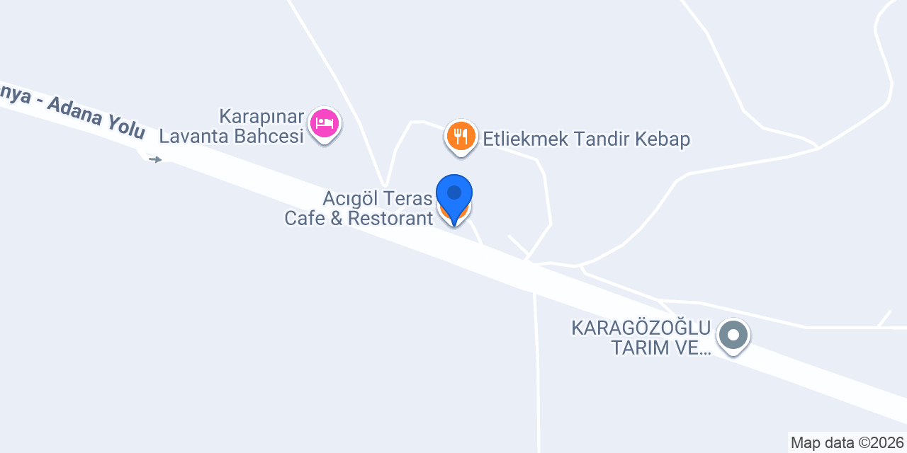 Acıgöl Teras Cafe & Restorant konumu