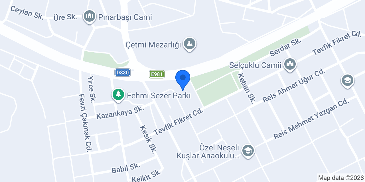 Karapınar Polisevi konumu