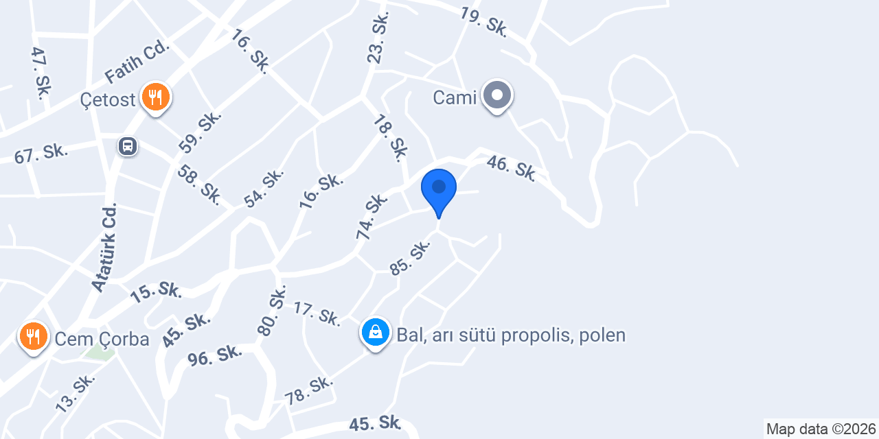besparmakbal konumu