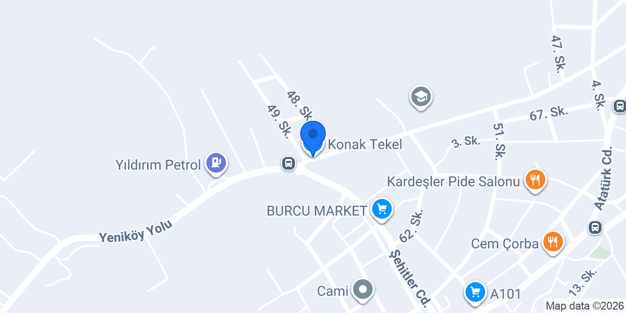 Konak Tekel konumu