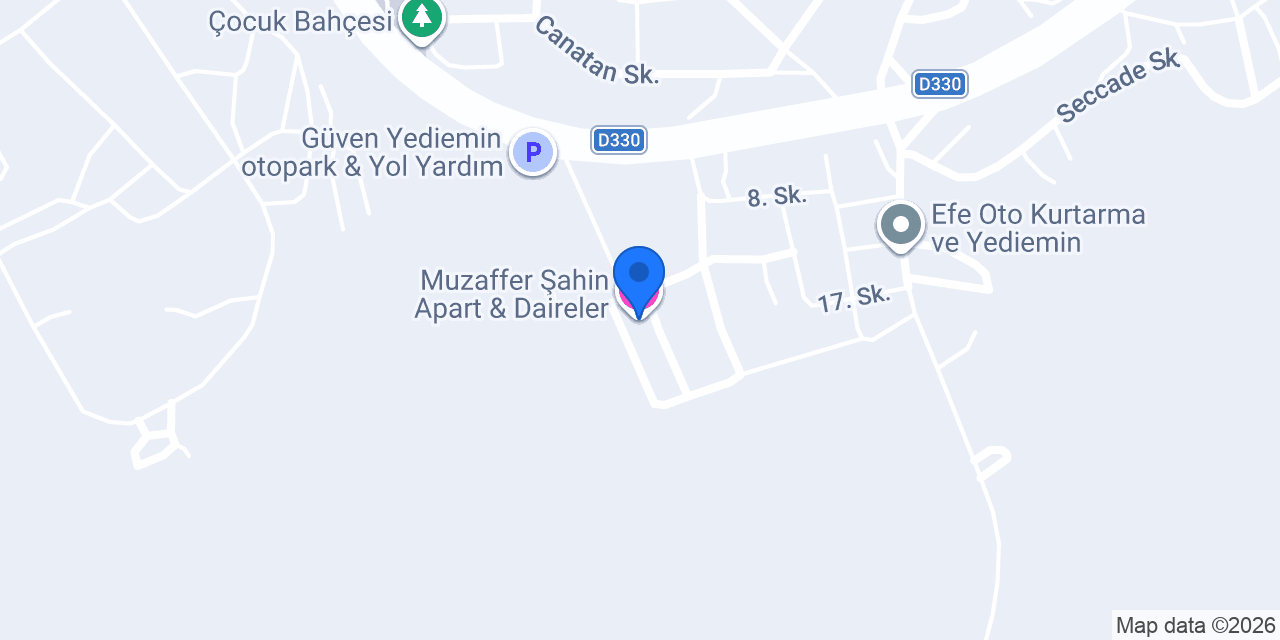 Muzaffer Şahin Apart & Daireler konumu