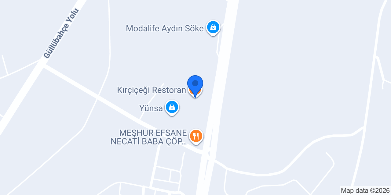 Kırçiçeği Restoran konumu