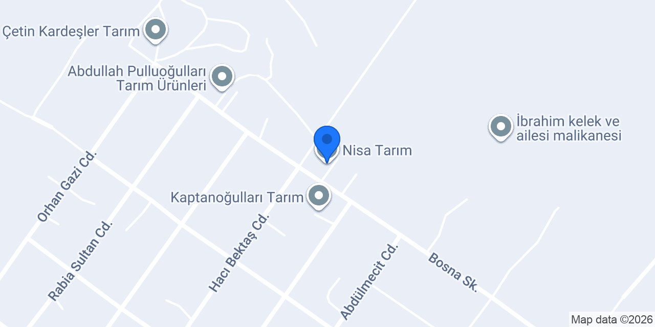 Nisa Tarım konumu