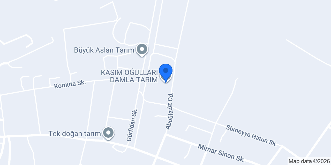 KASIM OĞULLARI DAMLA TARIM konumu