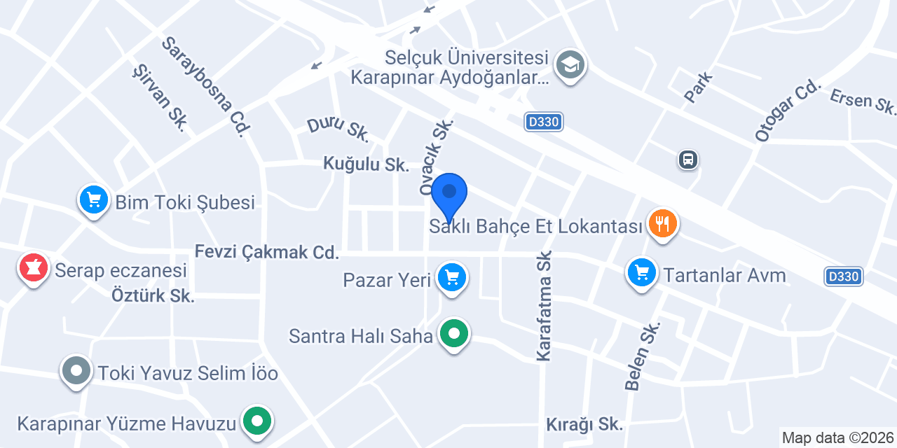 Toki Yavuz Selim Ortaokulu konumu