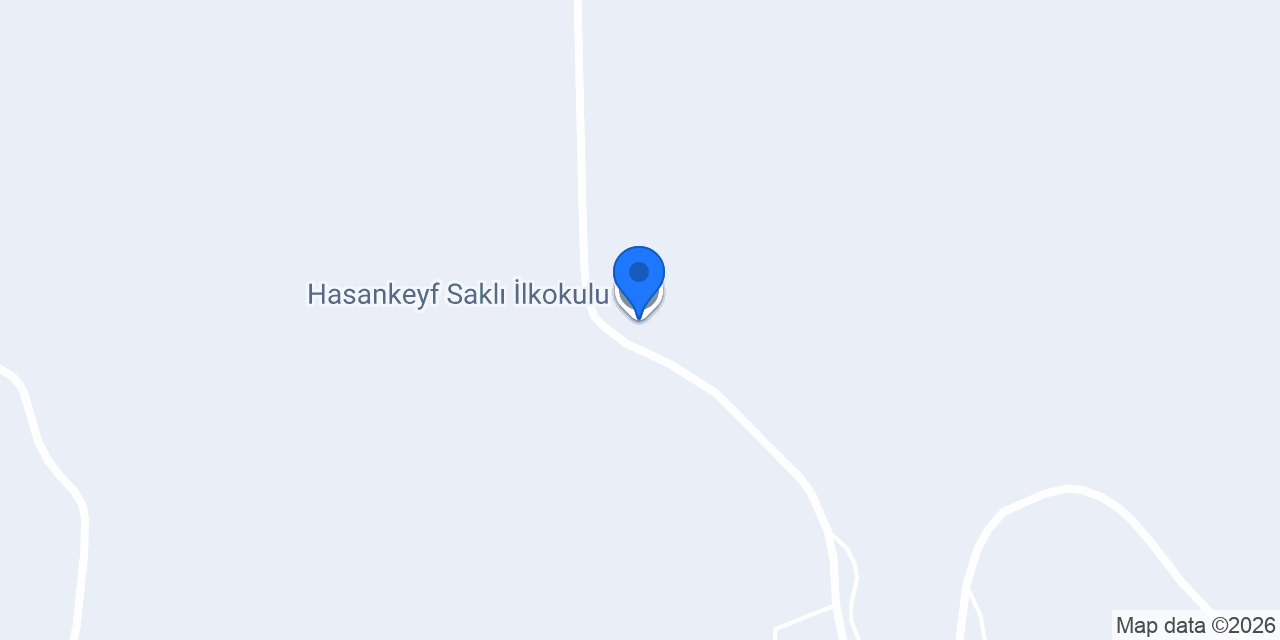 Hasankeyf Saklı İlkokulu konumu