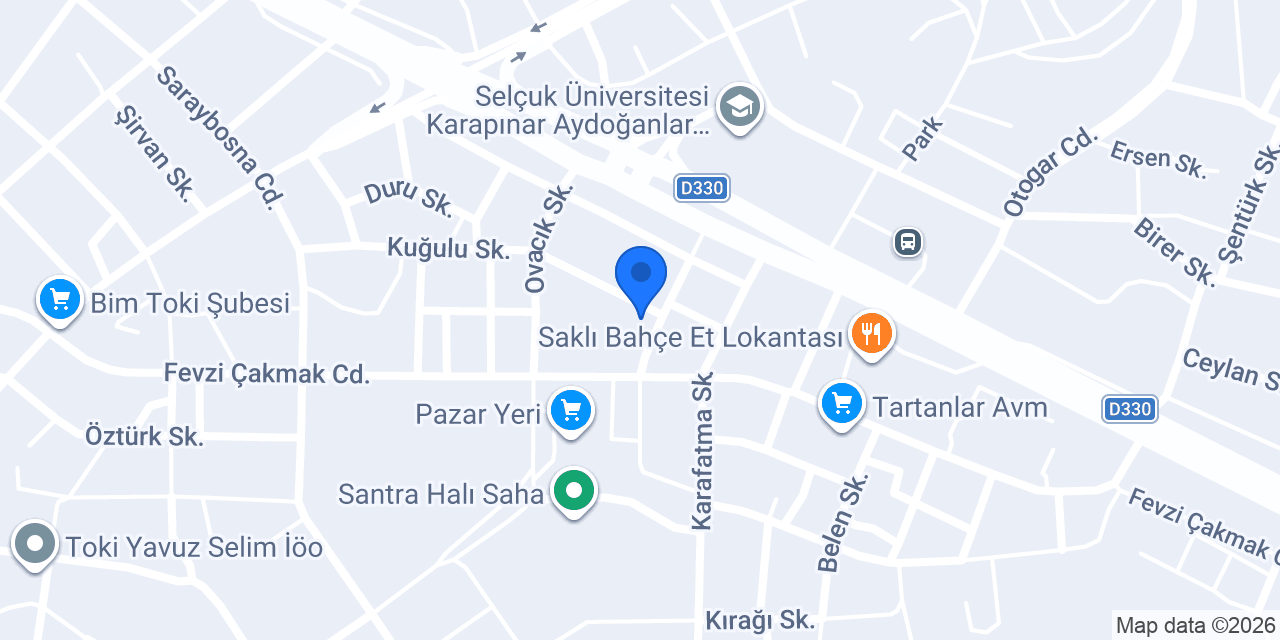 Karapınar Otogar Taksi konumu