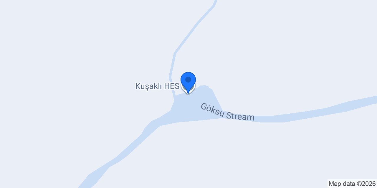 Kuşaklı HES konumu