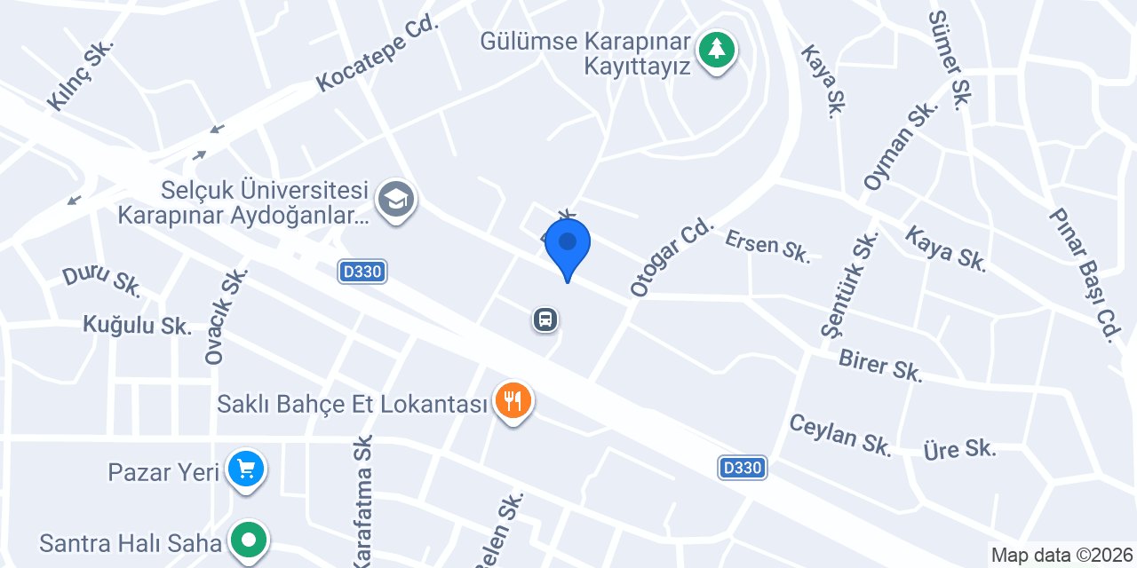 KARAPINAR İTFAİYE MERKEZİ konumu