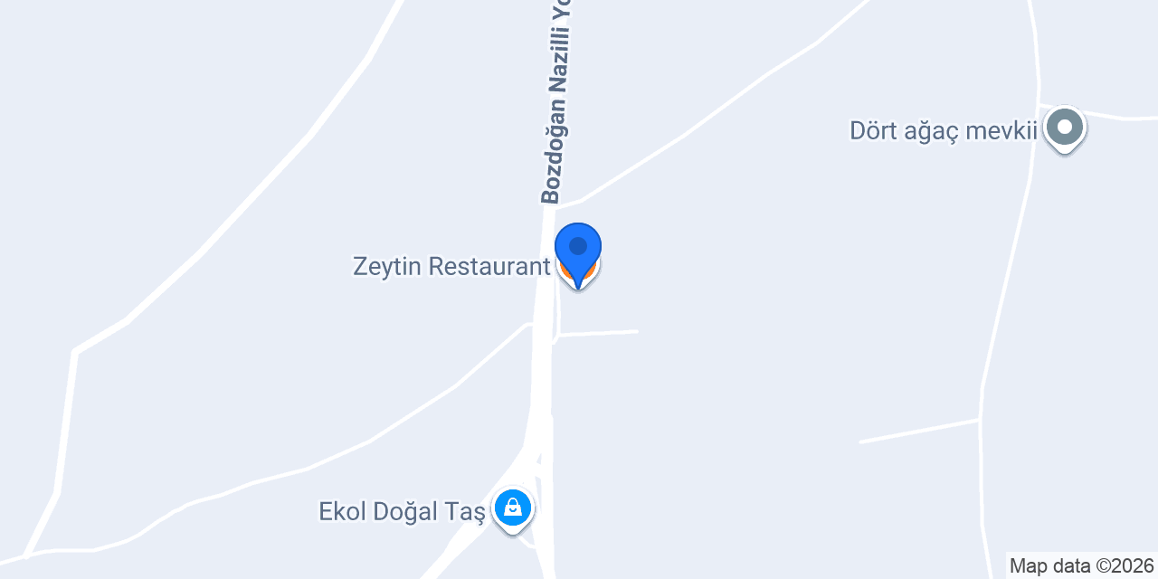 Zeytin Restaurant konumu