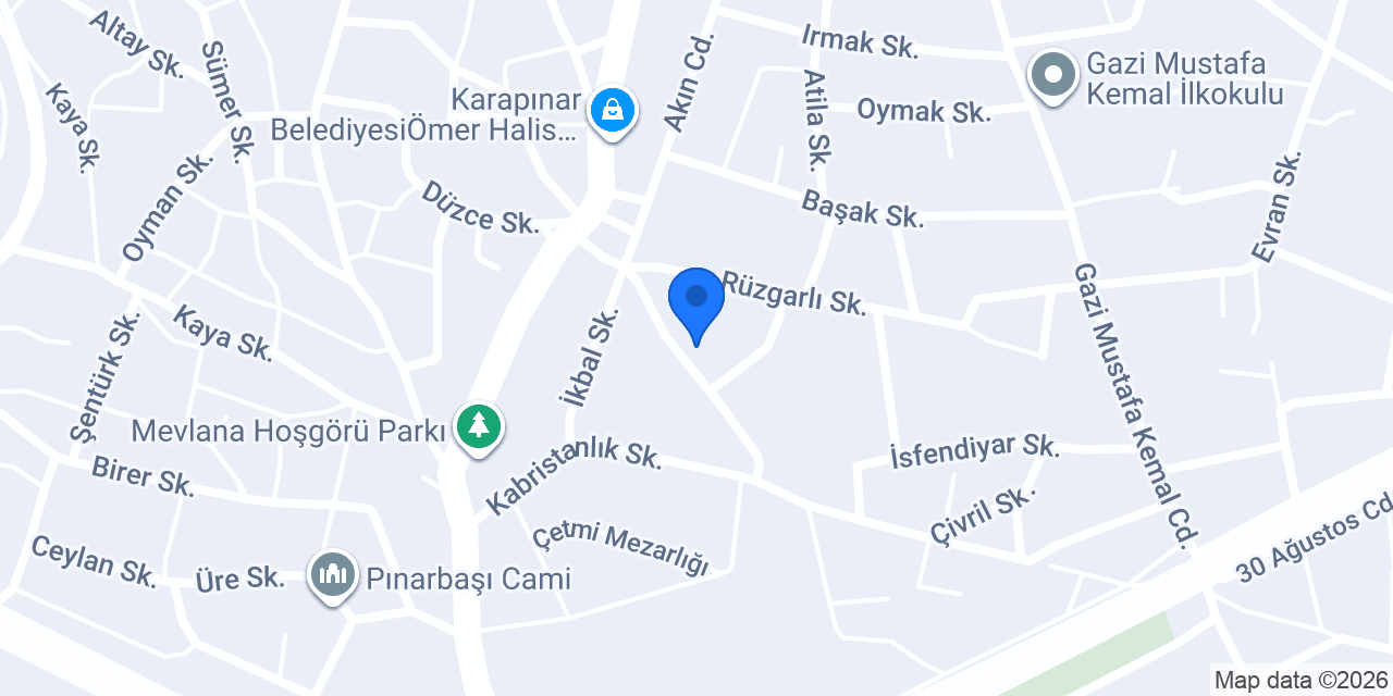 Meyra pilates stüdyo konumu
