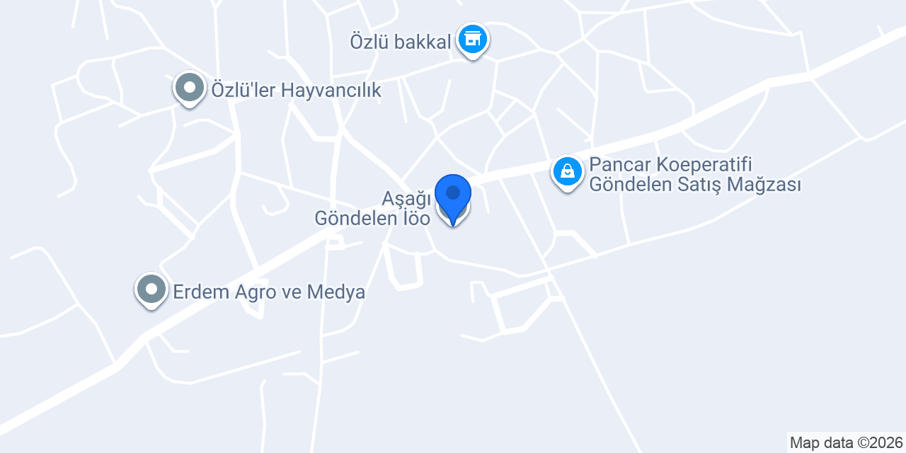 Aşağı Göndelen İöo konumu