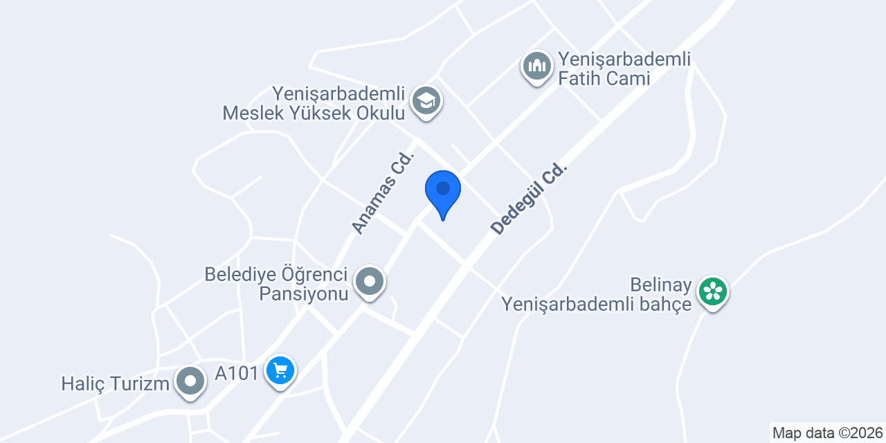 Yenişarbademli Noterliği konumu
