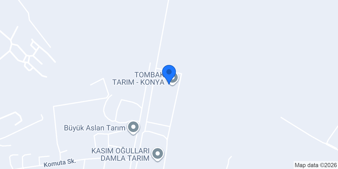 TOMBAK TARIM - KONYA konumu