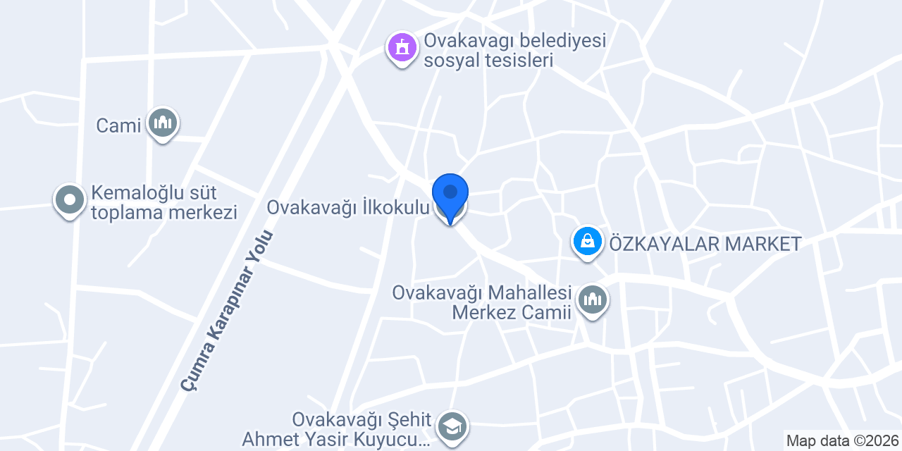 Ovakavağı İlkokulu konumu