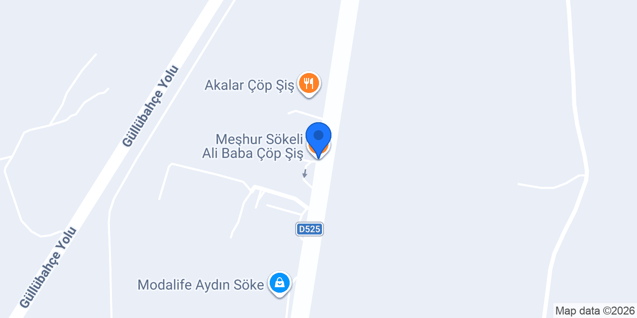 Meşhur Sökeli Ali Baba Çöp Şiş konumu