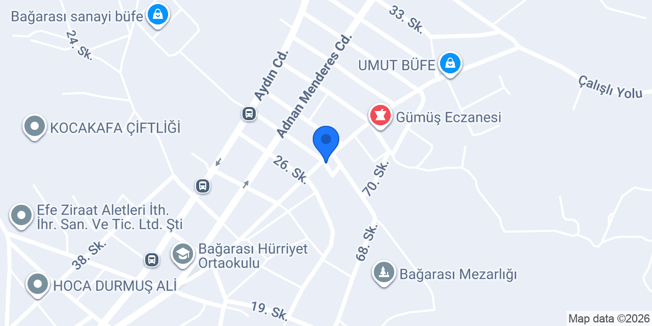 COŞGUN BAKKAL konumu