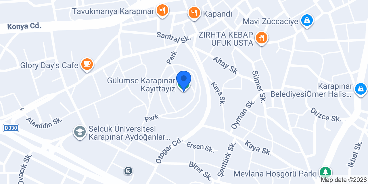 Gülümse Karapınar Kayıttayız konumu