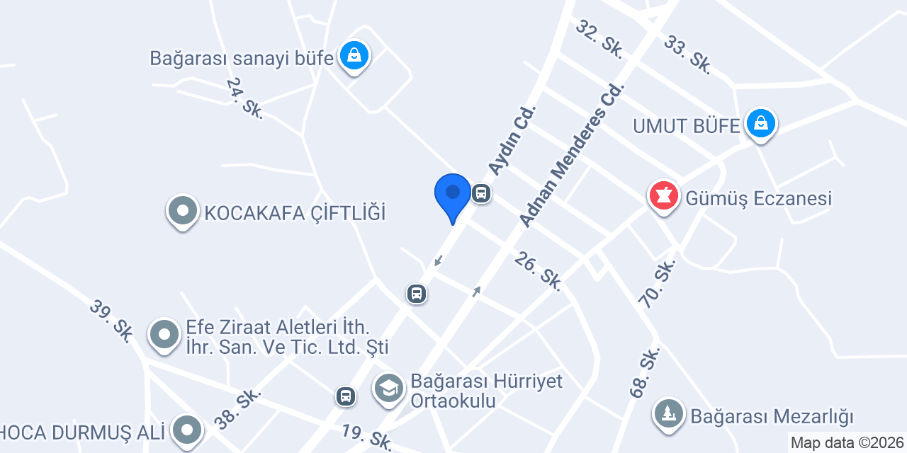 Pamukçular Köyü Muhtarlığı konumu